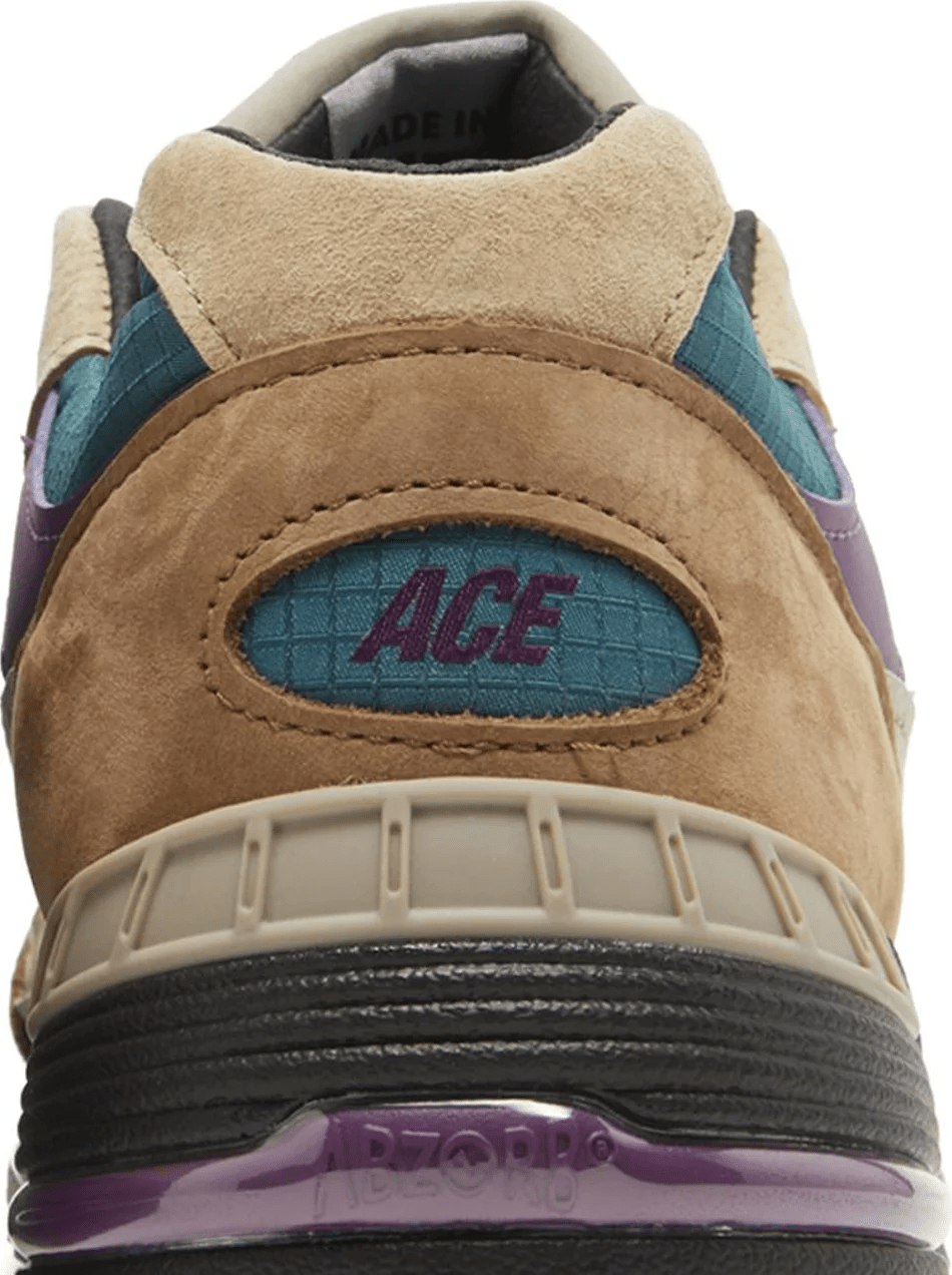 Giày New Balance Palace x 991 Made in England 'Taos Taupe Grape' M991PAL - Ảnh 3