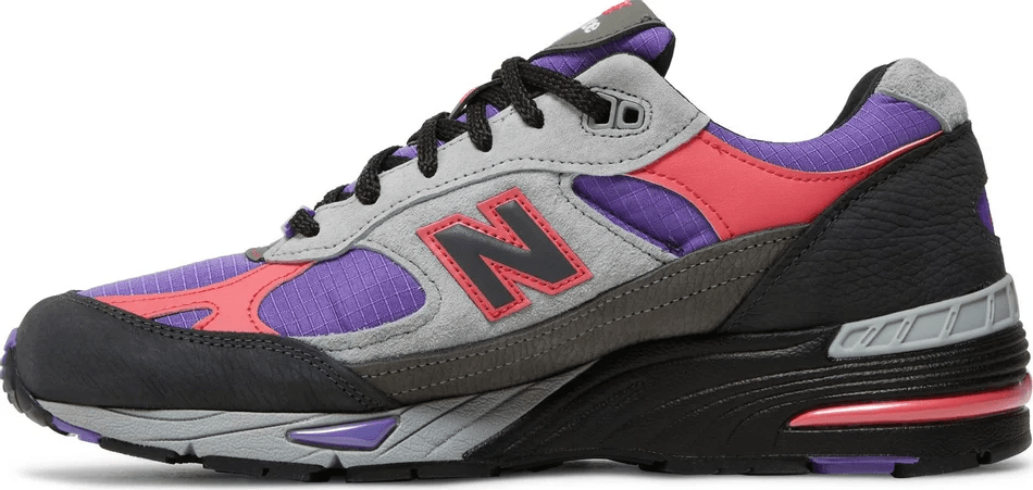 Giày New Balance Palace x 991 'Black Ultra Violet' M991PLE - Ảnh 6