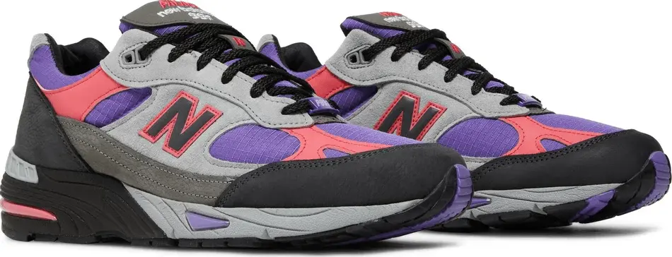 Alternative view of Giày New Balance Palace x 991 'Black Ultra Violet' M991PLE