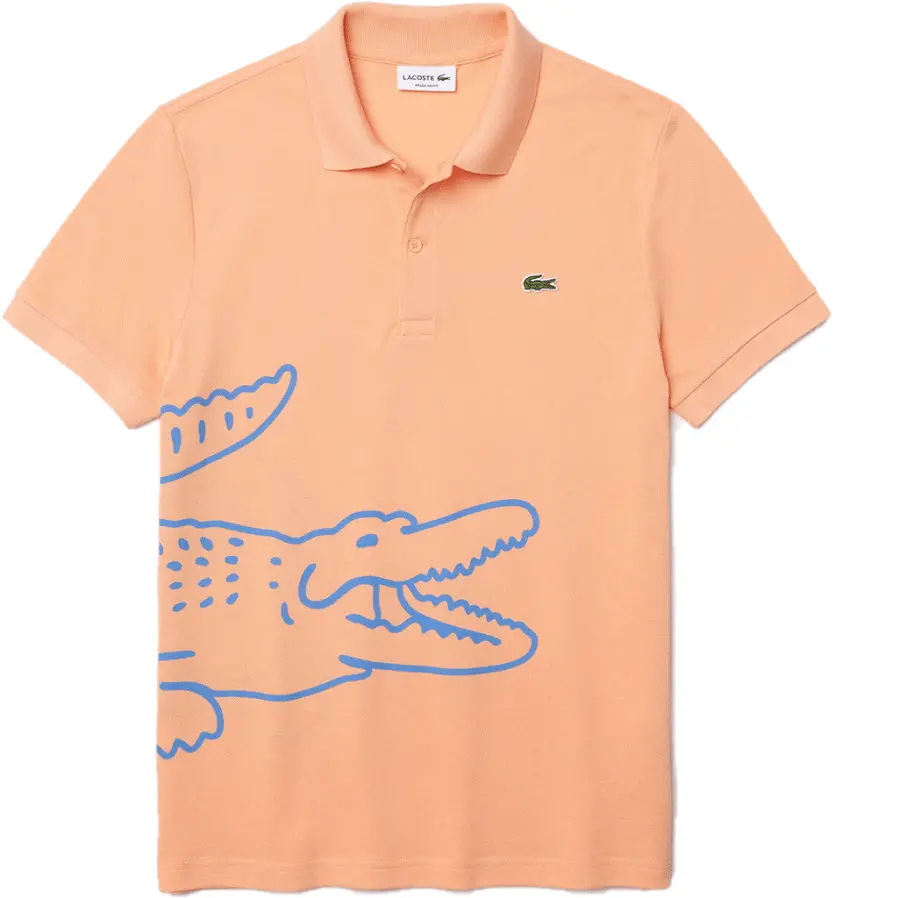 Áo Lacoste Regular Fit Crocodile Print Polo PH9739-HEB