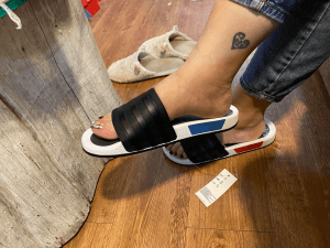 Alternative view of Dép Adidas Adilette Slides Premium 'NMD_R1' FX4380