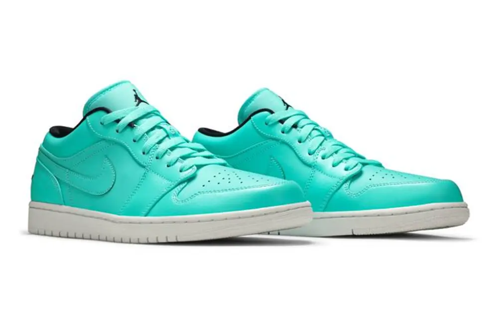 Giày Nike Air Jordan 1 Retro Low 'Hyper Turquoise' 553558-304 - Ảnh 4
