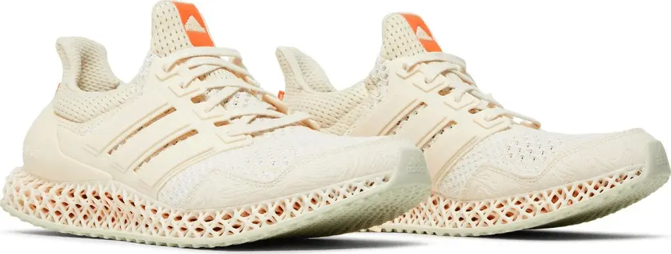 Alternative view of Giày Adidas Ultra 4D 'Wonder White Orange' IF0307