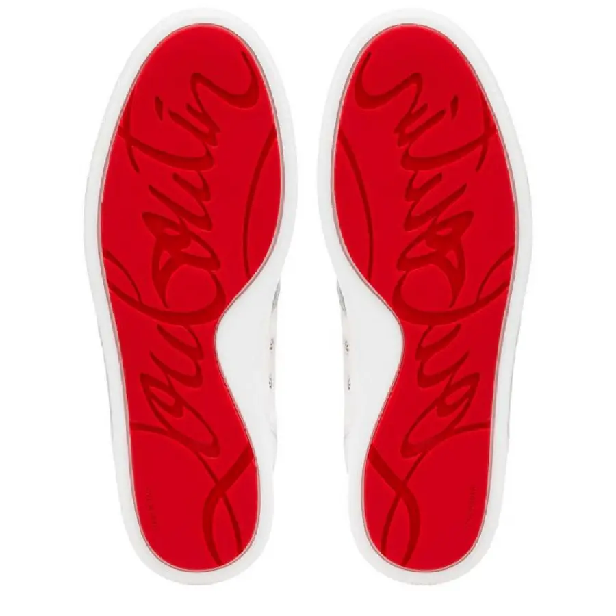 Alternative view of Giày Christian Louboutin Happyrui Spikes 'White' 1220646W224