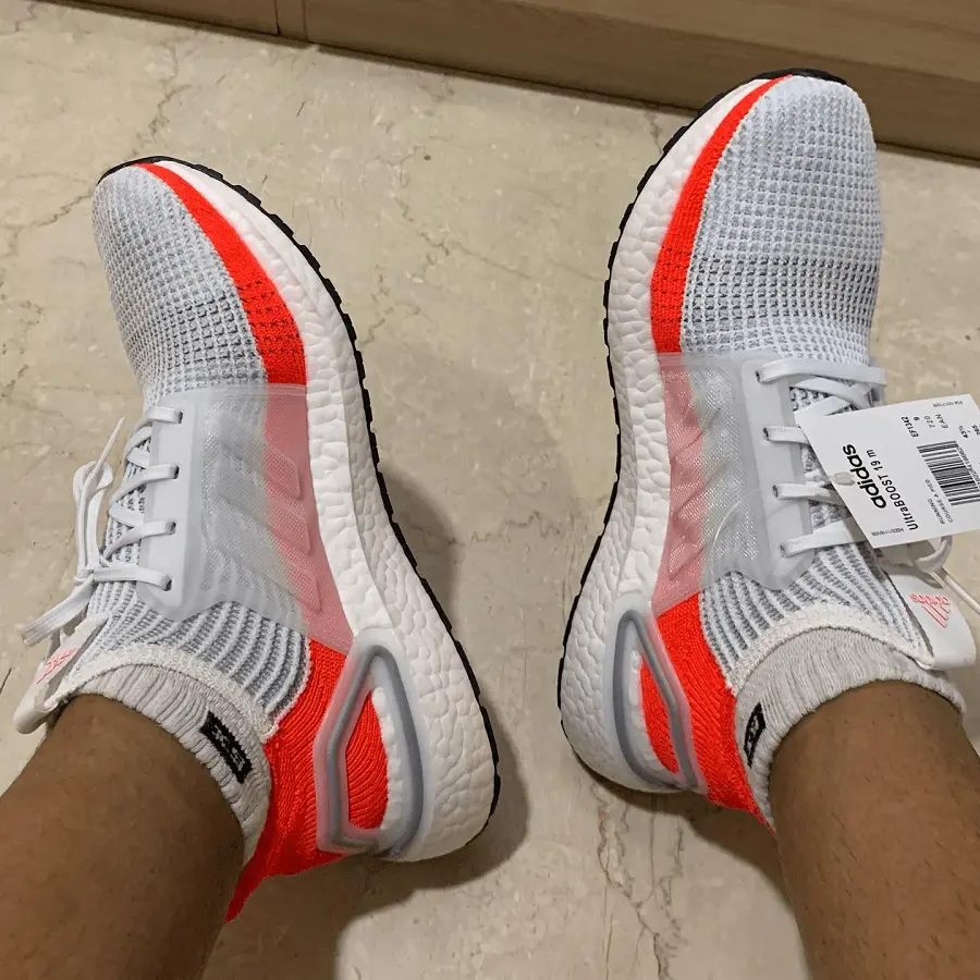 Giày Adidas UltraBoost 19 'White Multi' EF1342 - Ảnh 3