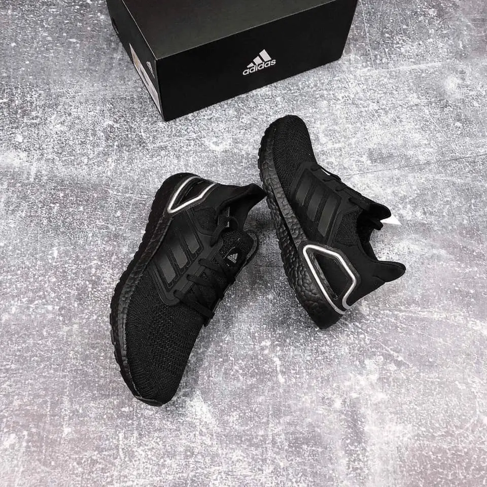 Alternative view of Giày Adidas UltraBoost 20 'Black Silver Metallic' FV8333