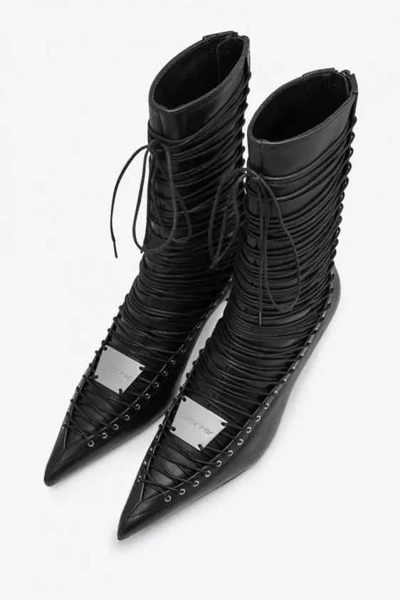Giày MSIBHV Anastazja Ankle Boot Black 3121BM622 - Ảnh 3