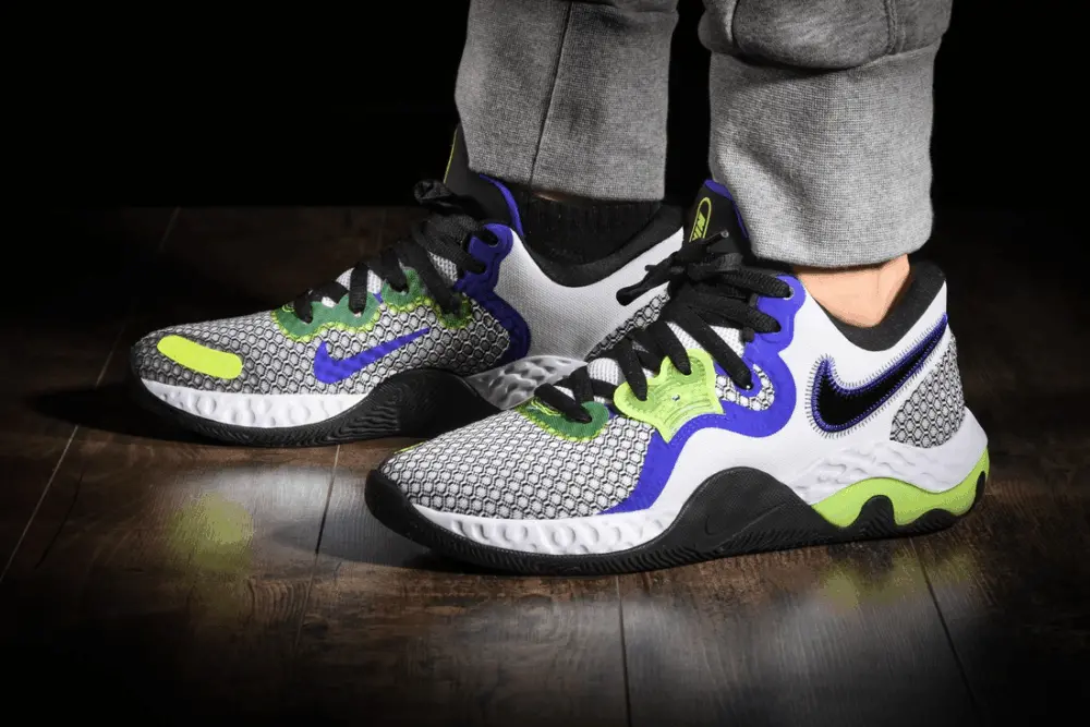 Giày Nike Renew Elevate 2 ‘White Volt Indigo’ CW3406-101 - Ảnh 3
