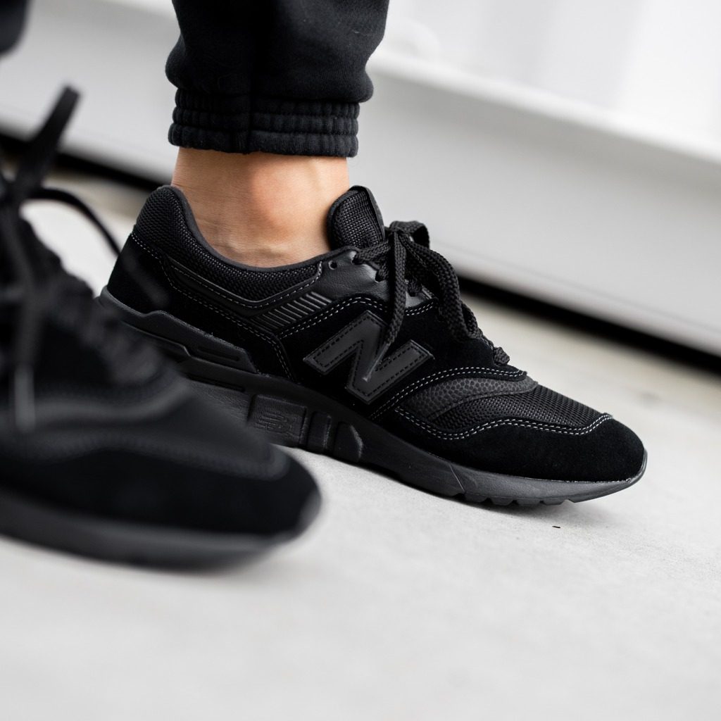 Giày New Balance 997H 'Triple Black' CM997HCI - Ảnh 4