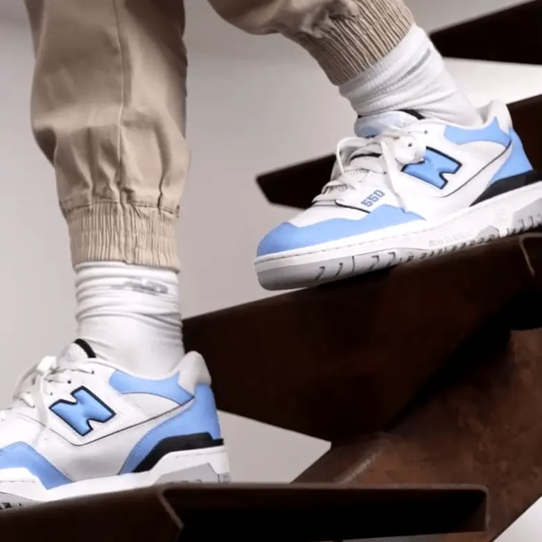 Giày New Balance 550 'Carolina Blue' BB550ZNA - Ảnh 4