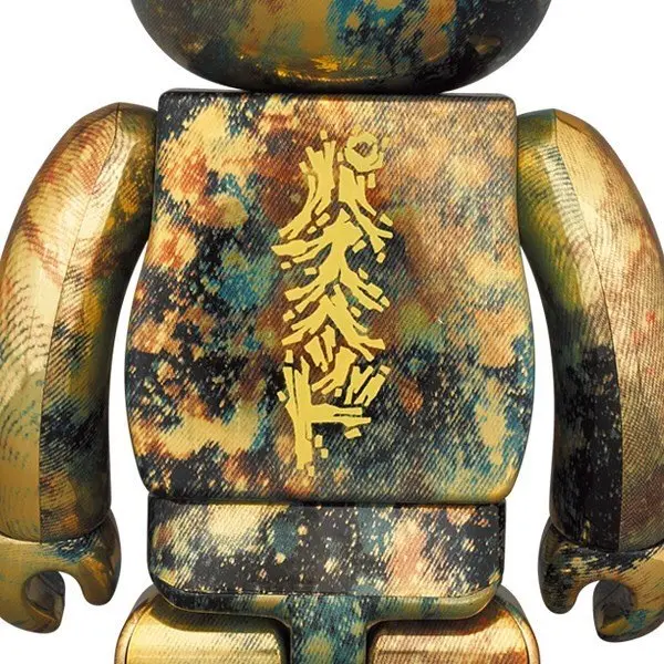 Alternative view of Mô hình Bearbrick Pushead Gold 400% + 100%