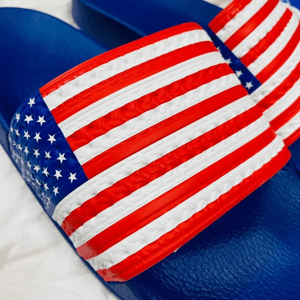 Alternative view of Dép Adidas Adilette Slides 'USA Flag' G55380