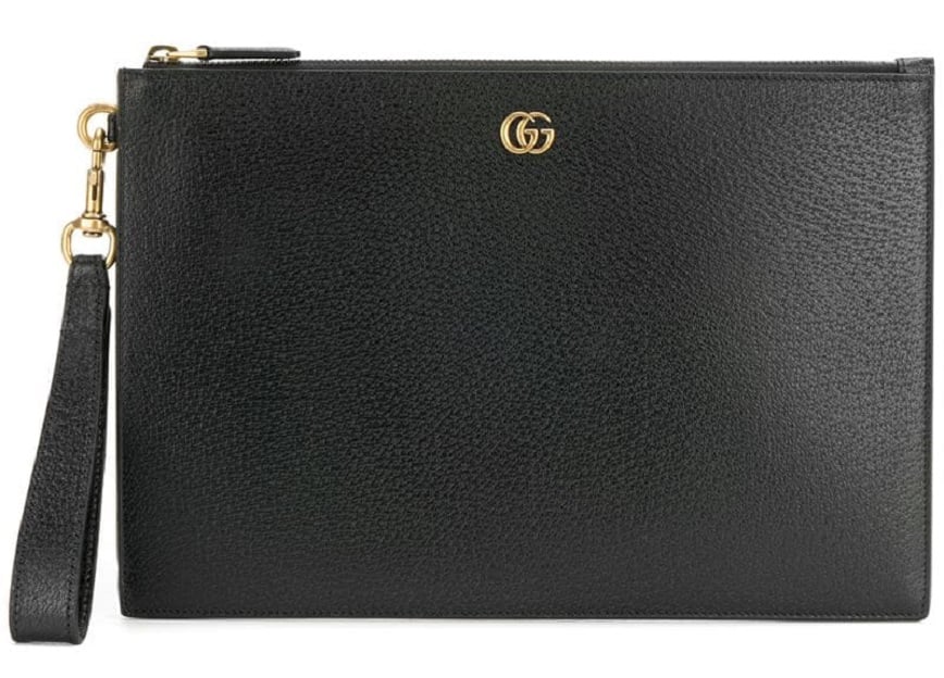 Túi Gucci GG Marmont Leather Pouch 475317 DJ20T 1000