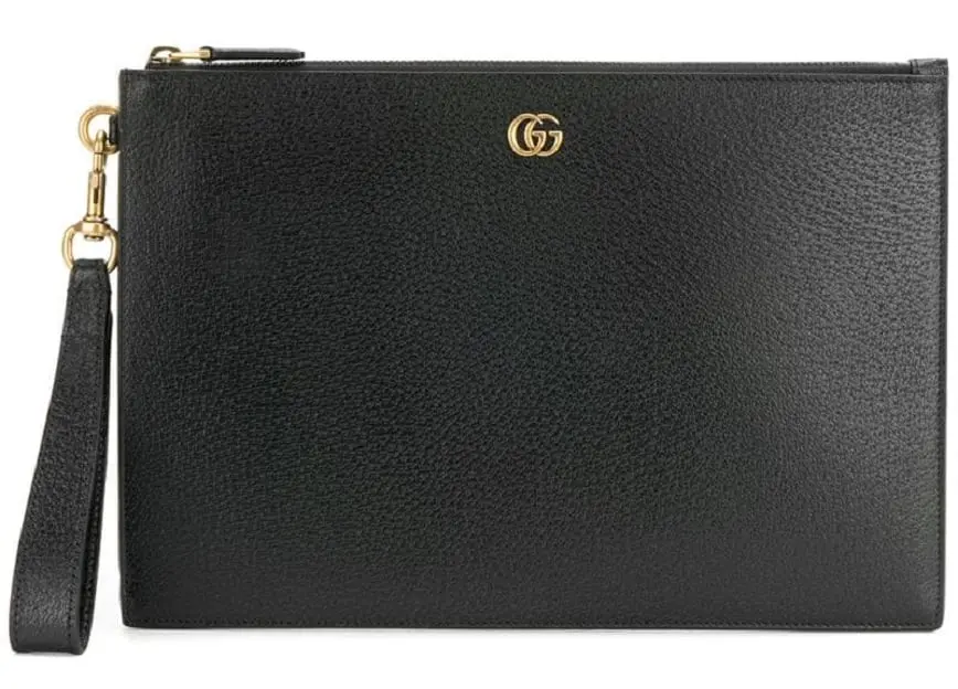 Túi Gucci GG Marmont Leather Pouch 475317 DJ20T 1000