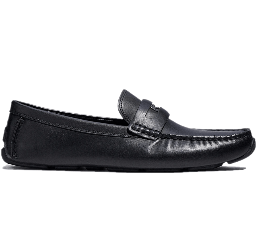 Giày Coach Signature Coin Driver 'Black' C8897