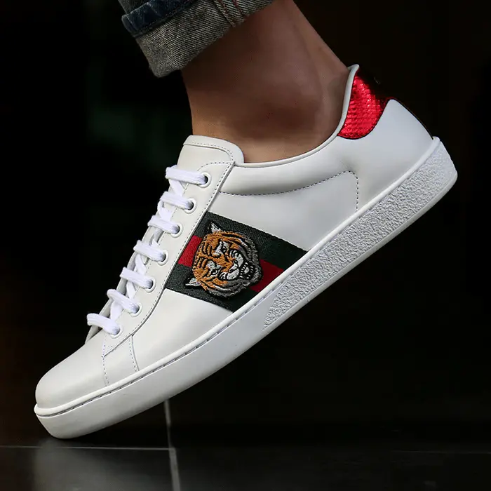 Giày Gucci Ace Embroidered 'Tiger' 457132-A38G0-9064 - Ảnh 5