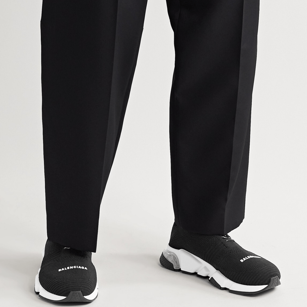 Giày Balenciaga Men's Speed Lace-up Clear Sole 617255W2DB61010 - Ảnh 3