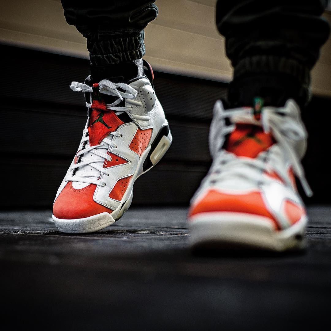 Giày Nike Air Jordan 6 Retro Gatorade Like Mike 384665-145 - Ảnh 3