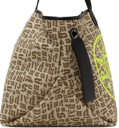 Túi Palm Angels x Missoni Monogram Cabas Tote Bag PWNA036F21LEA0028418 - Ảnh 3