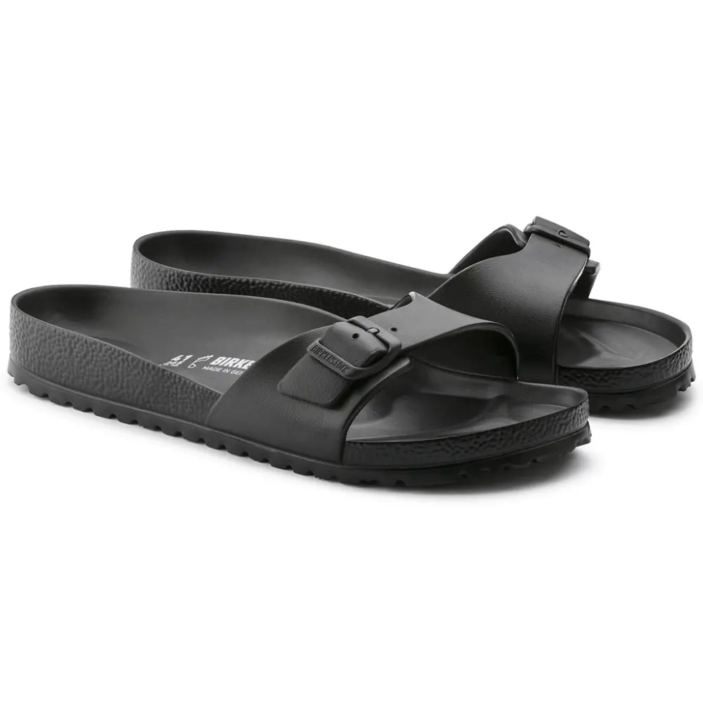 Dép Birkenstock Madrid Essentials EVA 'Black' 128163 - Ảnh 3