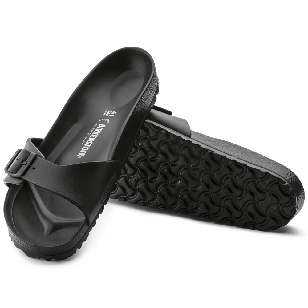 Dép Birkenstock Madrid Essentials EVA 'Black' 128163 - Ảnh 4