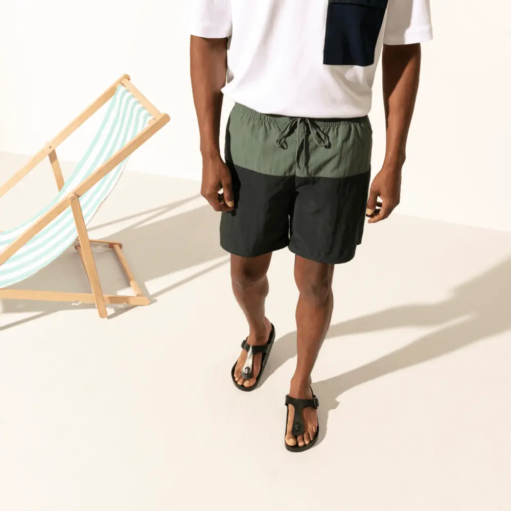 Dép Birkenstock Gizeh Essentials EVA 'Black' 128201 - Ảnh 3