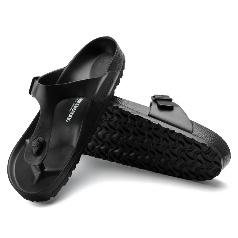 Dép Birkenstock Gizeh Essentials EVA 'Black' 128201 - Ảnh 5
