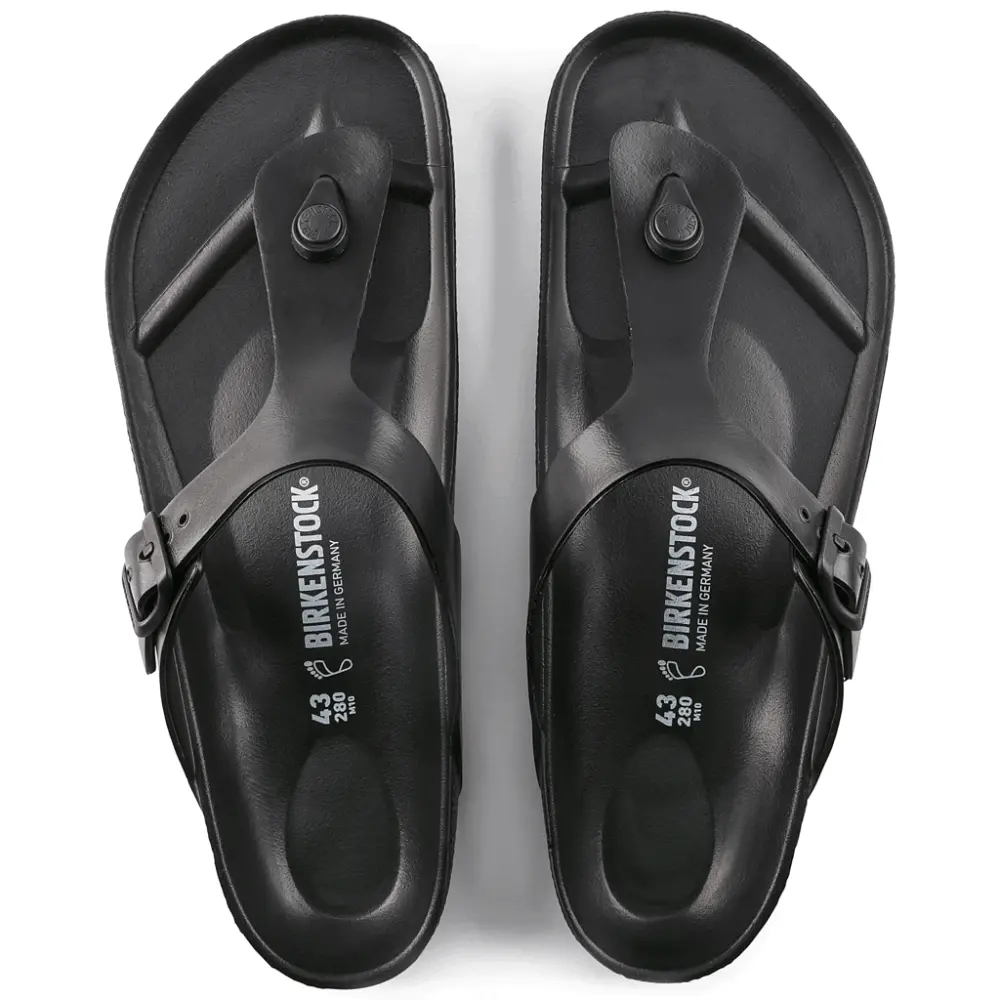Dép Birkenstock Gizeh Essentials EVA 'Black' 128201 - Ảnh 4