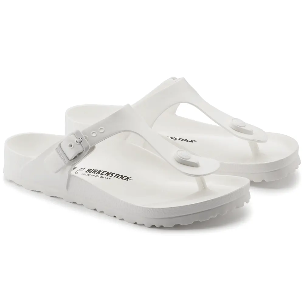 Dép Birkenstock Gizeh Essentials EVA 'White' 128221 - Ảnh 7