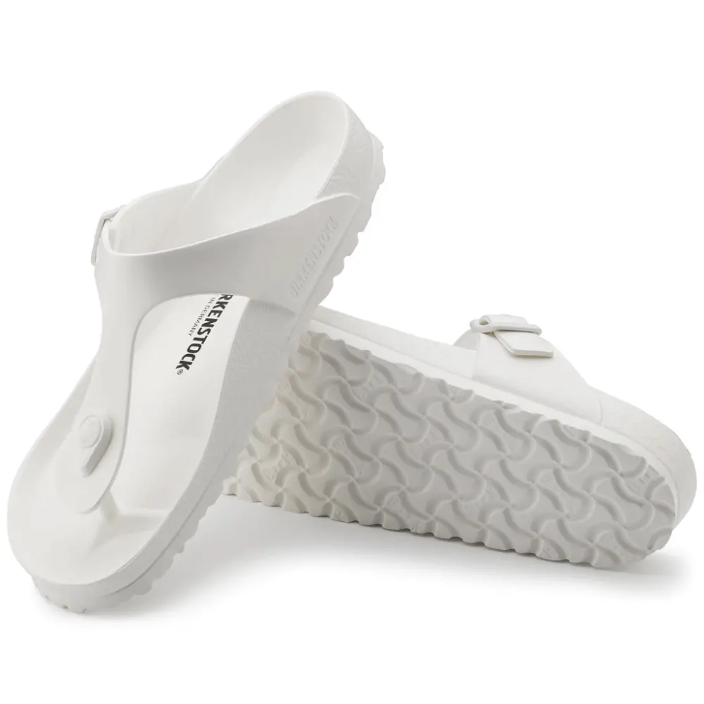 Dép Birkenstock Gizeh Essentials EVA 'White' 128221 - Ảnh 9