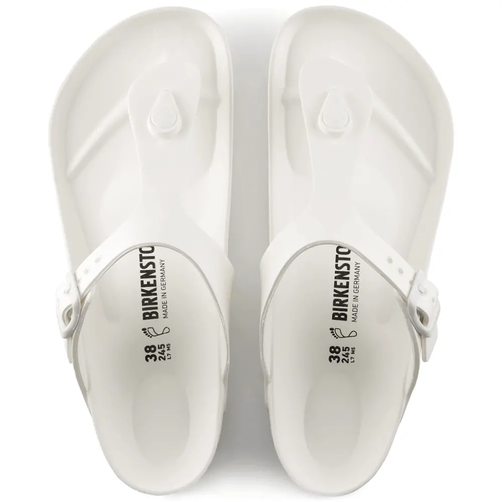 Dép Birkenstock Gizeh Essentials EVA 'White' 128221 - Ảnh 8
