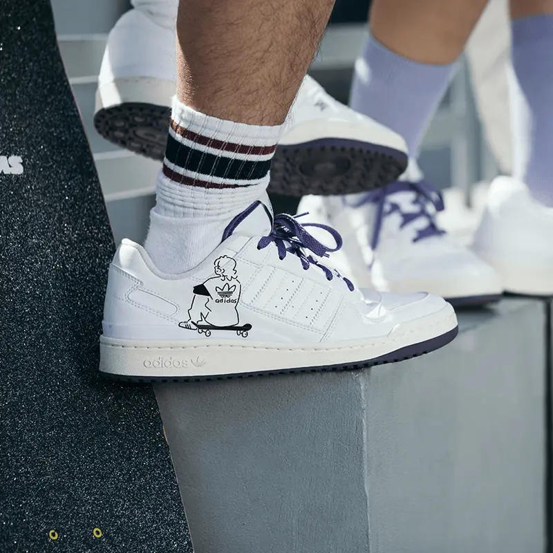 Alternative view of Giày Adidas Forum Low Cl 'White' IE2121