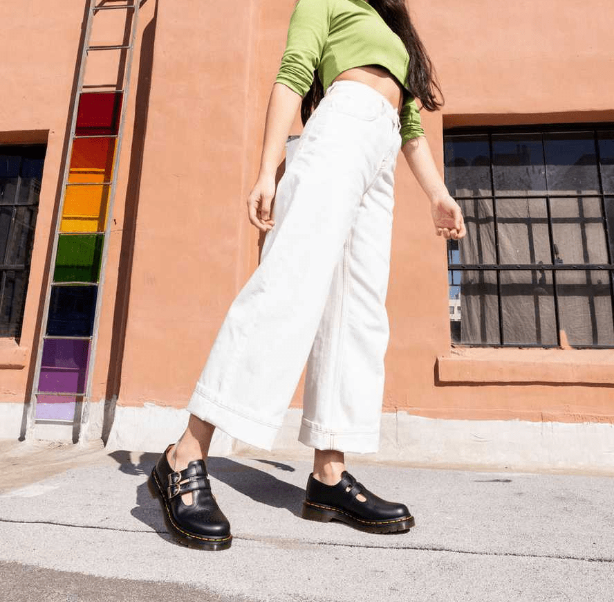 Giày Dr.Martens 8065 Smooth Leather Mary Jane 'Black' 12916001 - Ảnh 4