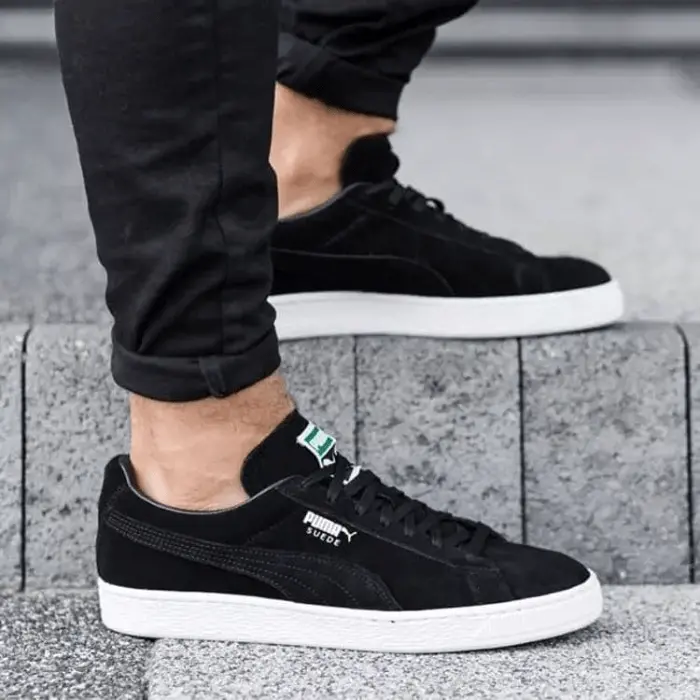 Alternative view of Giày Puma Suede 'Black Gold' 352634-87
