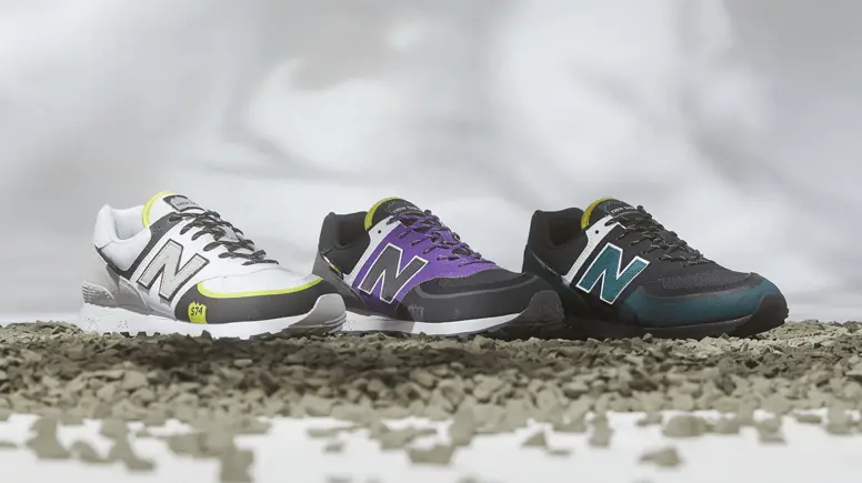 Giày New Balance 574T 'Black Purple' U574TY2 - Ảnh 4