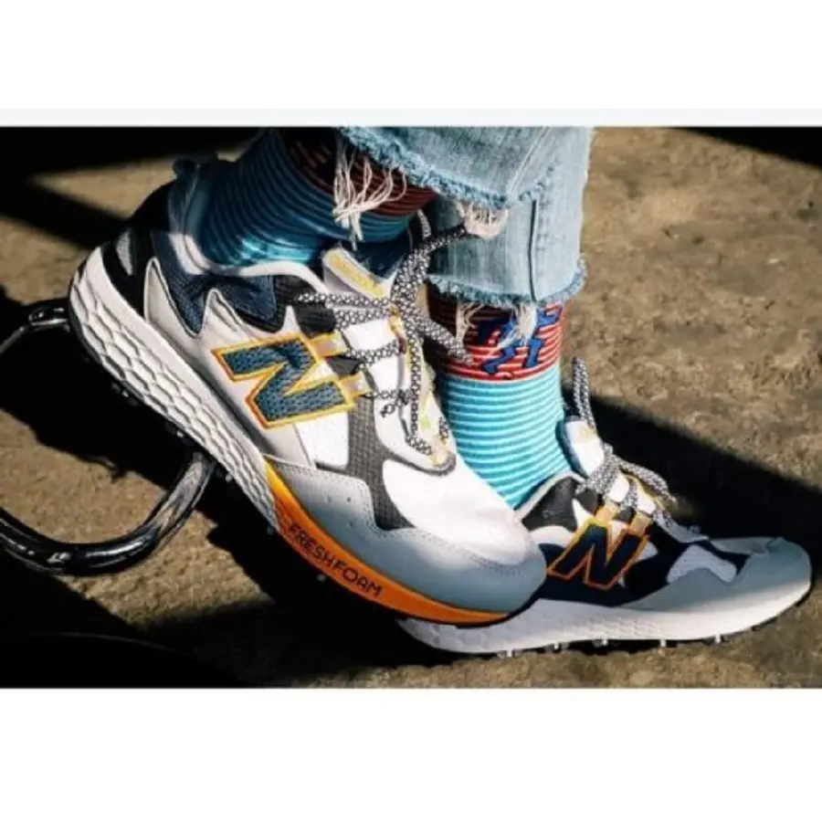 Giày New Balance Fresh Foam Crag v2 'Grey Blue White' MTCRGLW2 - Ảnh 3