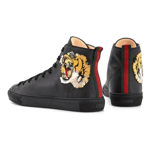 Giày Gucci Leather High 'Tiger' 451621-BXOA0-1060 - Ảnh 3