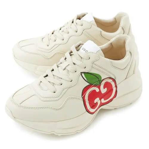 Giày Gucci Wmns Rhyton 'GG Apple Ivory' 609343-DRW00-9522 - Ảnh 3