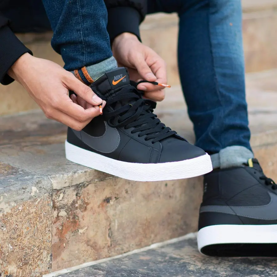 Giày Nike Zoom Blazer Mid ISO SB 'Black Orange Label' CV4284-001 - Ảnh 3