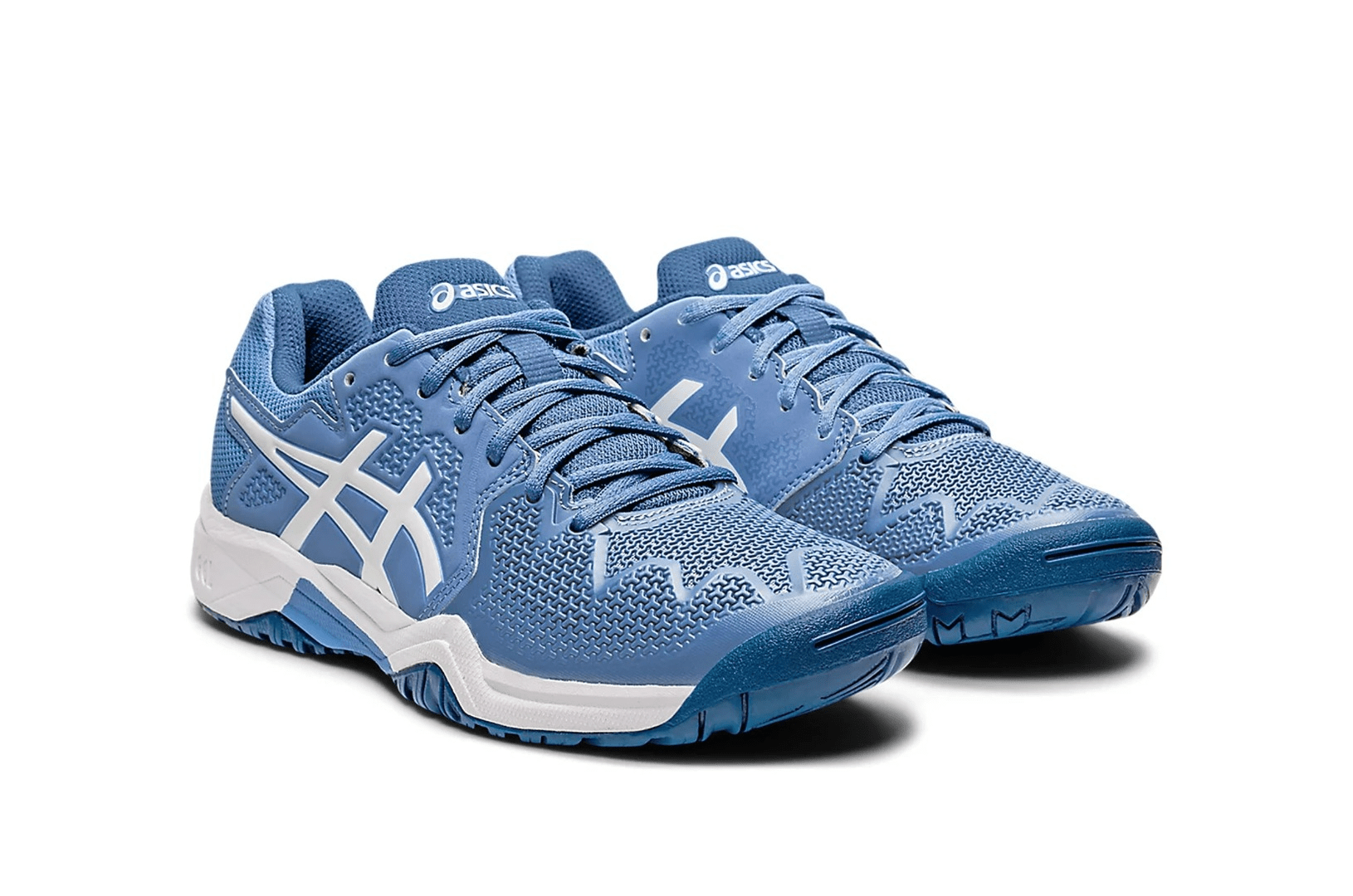Giày Asics Gel Resolution 8 GS 'Blue Harmony White' 1044A018-404 - Ảnh 7