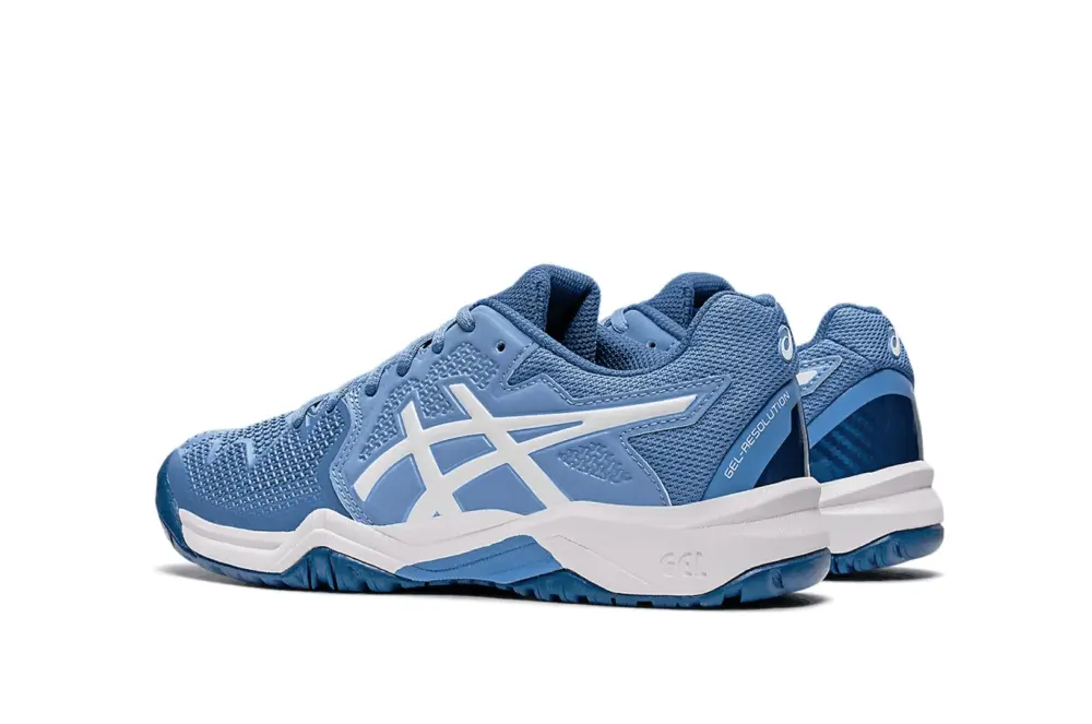 Giày Asics Gel Resolution 8 GS 'Blue Harmony White' 1044A018-404 - Ảnh 6