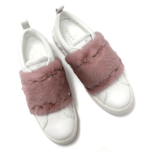 Alternative view of Giày Valentino Mink Fur Sneakers NW0S0E11-UEW-0EB
