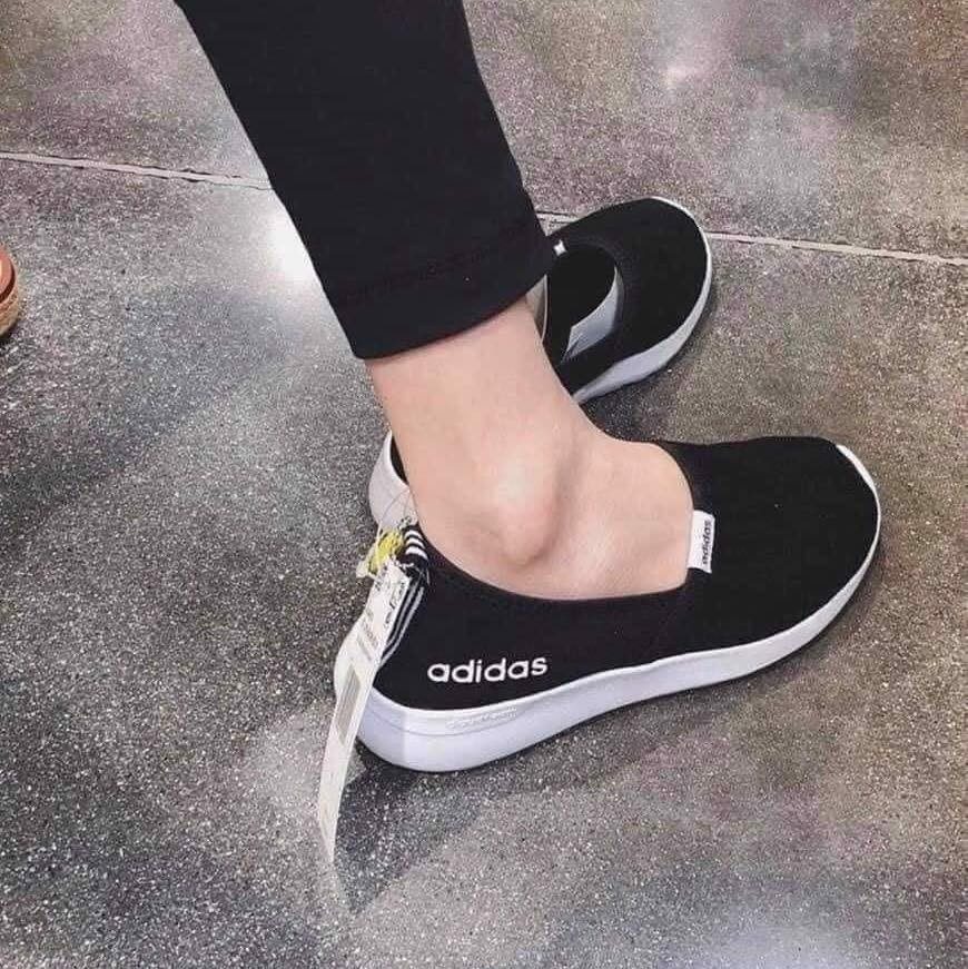 Giày Adidas Lite Racer Slip-On "Core Black" FX3304 - Ảnh 5