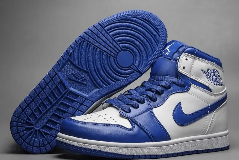Giày Nike Air Jordan 1 Mid 'Hyper Royal' 554724-114 - Ảnh 5