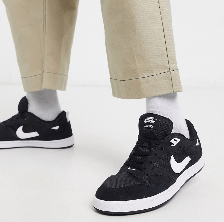 Giày Nike SB Alleyoop 'Black White' CJ0882-001 - Ảnh 4