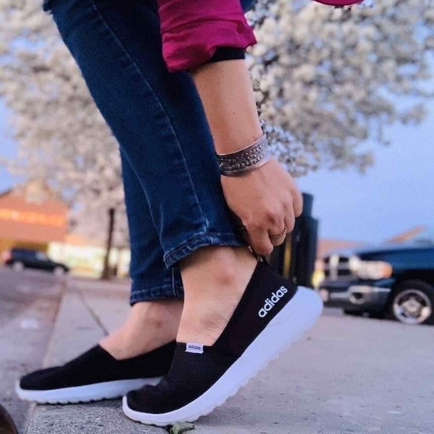 Giày Adidas Lite Racer Slip-On "Core Black" FX3304 - Ảnh 6