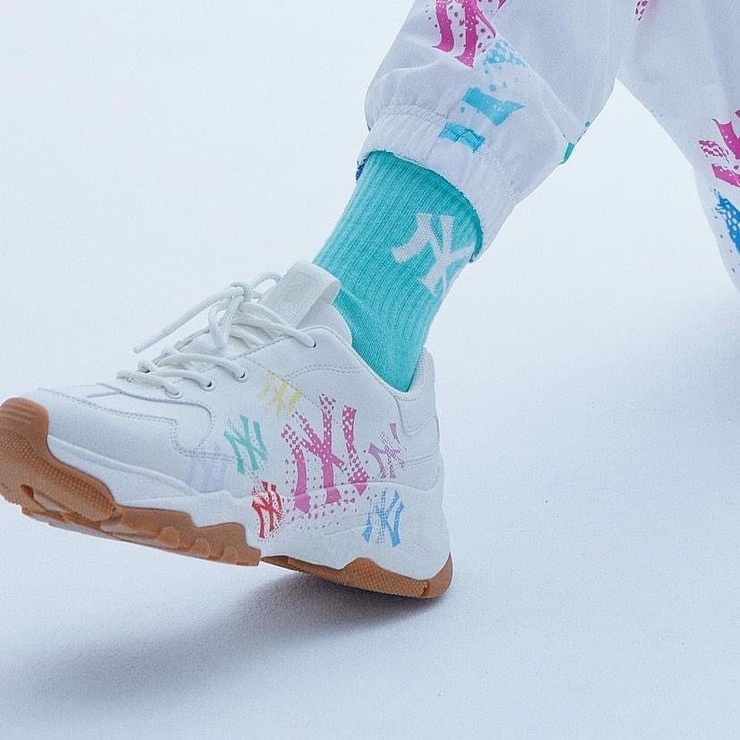 Giày MLB Big Ball Chunky Graffiti New York Yankees 32SHCG111-50I - Ảnh 5