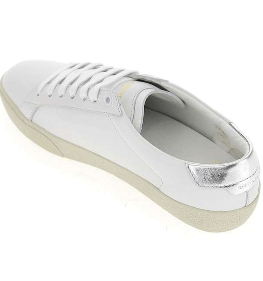 Giày Saint Laurent Wmns Court Classic SL/06 'Optic White Argent' 61127500NA09085 - Ảnh 3