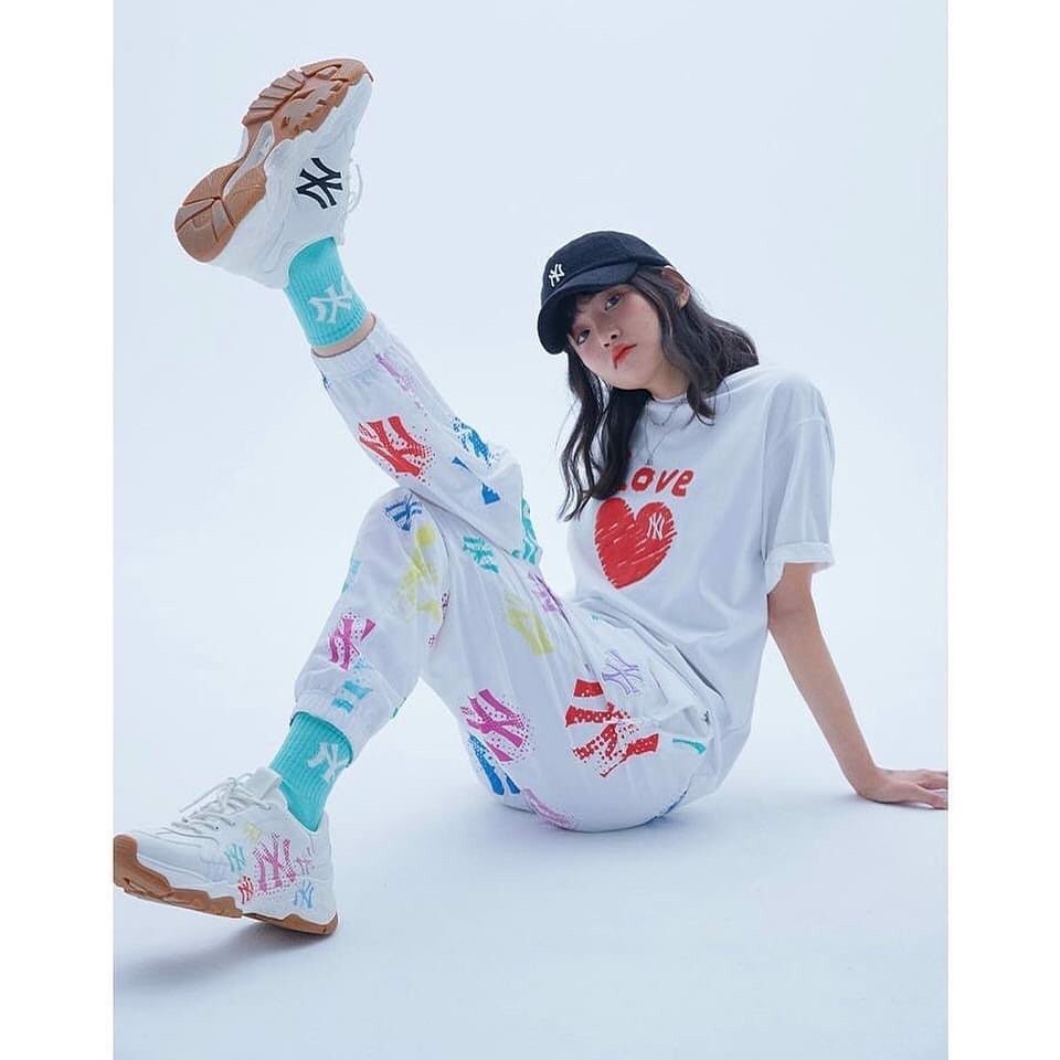 Giày MLB Big Ball Chunky Graffiti New York Yankees 32SHCG111-50I - Ảnh 6