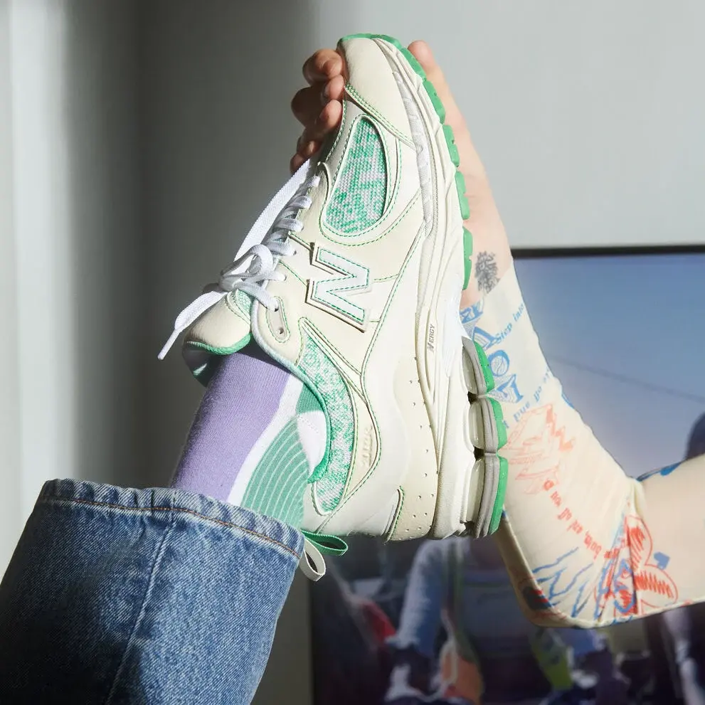 Alternative view of Giày New Balance 2002R 'GANNI Rain Cloud' M2002RGD